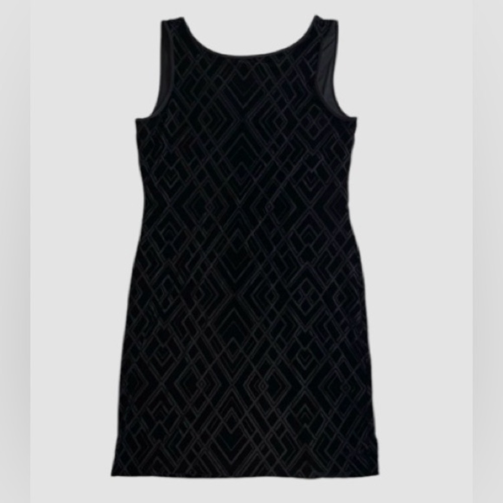 White House Black Market Women’s Small Stretchy Sleeveless Black‎ Mini Dress